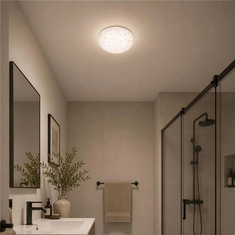 PLAFONIERA MODERNA LENA DA SOFFITTO 40 CM CON 2 ATTACCHI E27