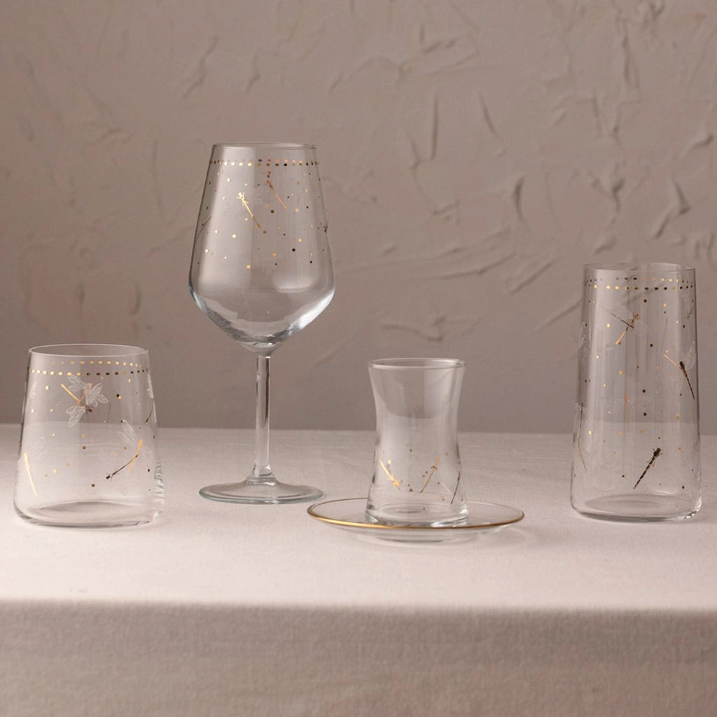 Nerali, Bicchieri set da 4 490 ml, Trasparente