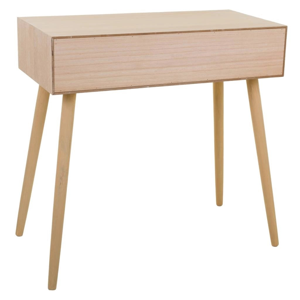 Mobile ingresso in MDF e griglia, marrone, 80x42x79