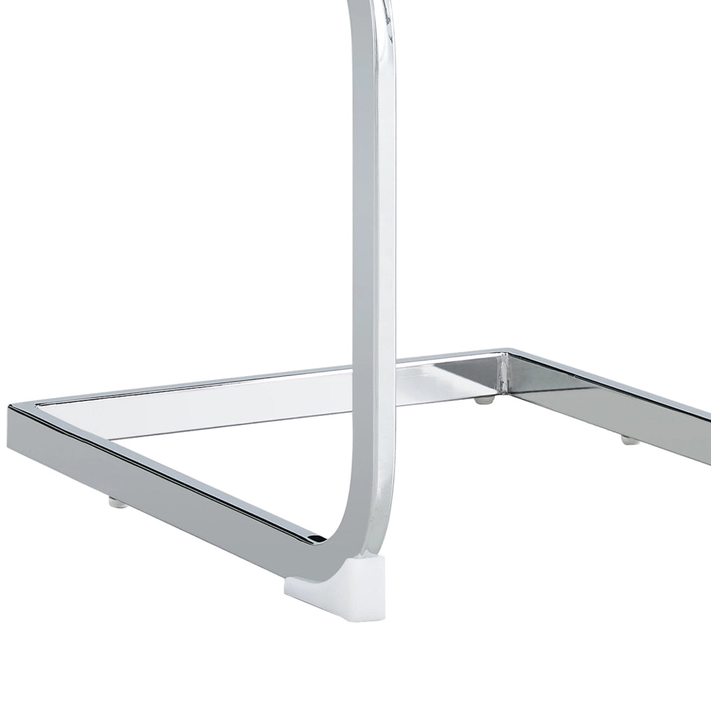 Set di 6 Sedie da Pranzo Moderne con Schienale in PU e Lino, Seduta Imbottita e Design Ergonomico, Colore Grigio