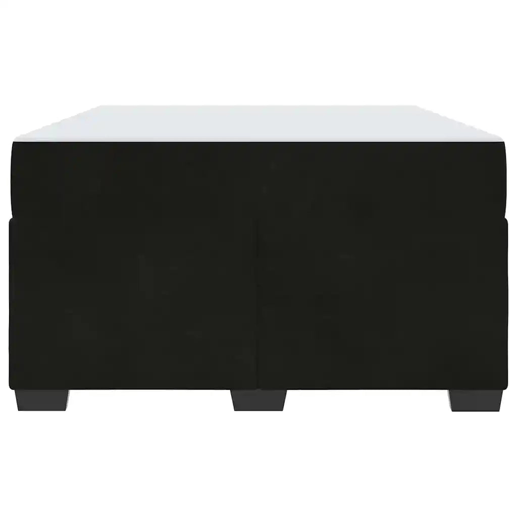 Struttura del letto con materasso Nero 120 x 190 cm Tessuto 3399280