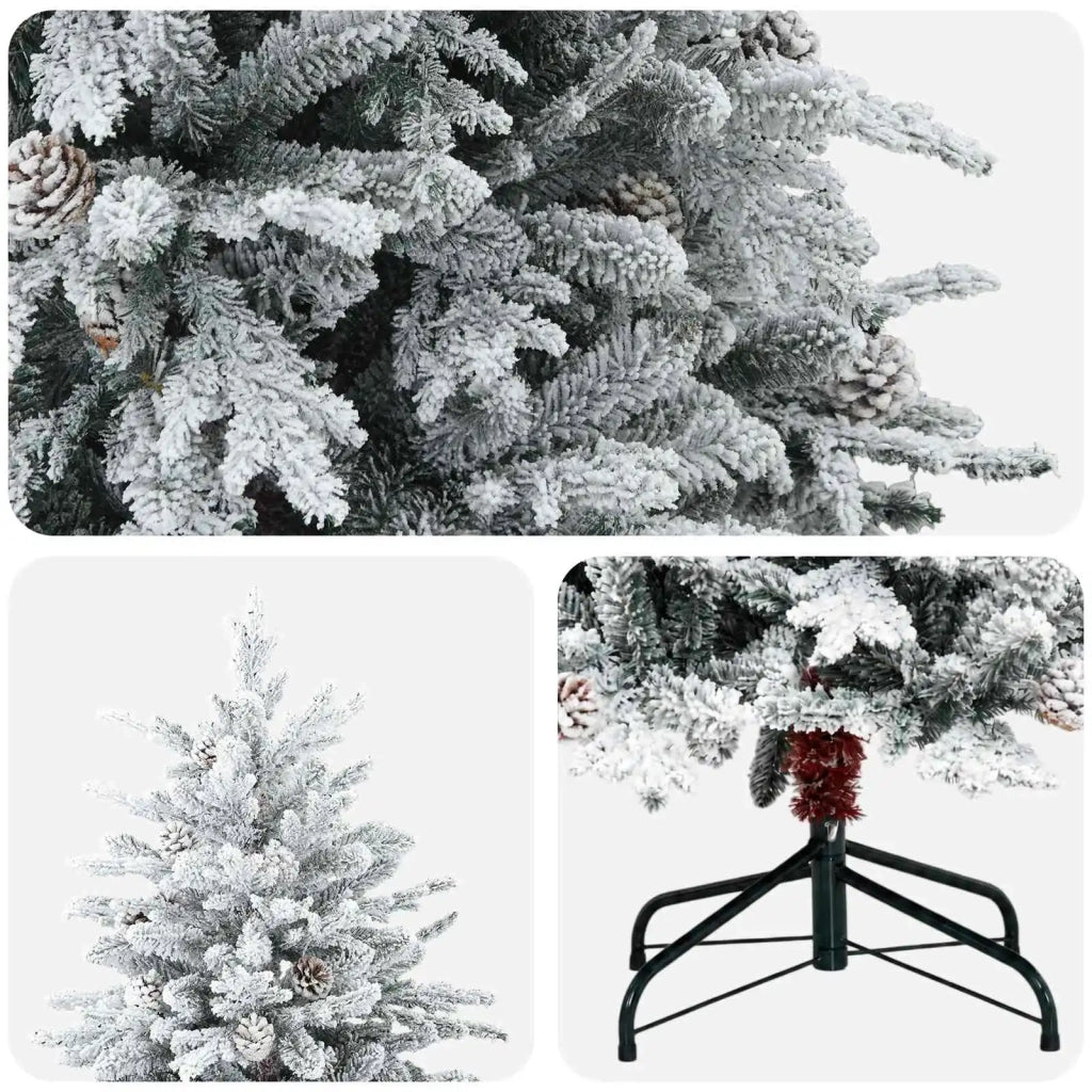 Albero di Natale Artificiale con Rami Pieghevoli 210 cm 42054509