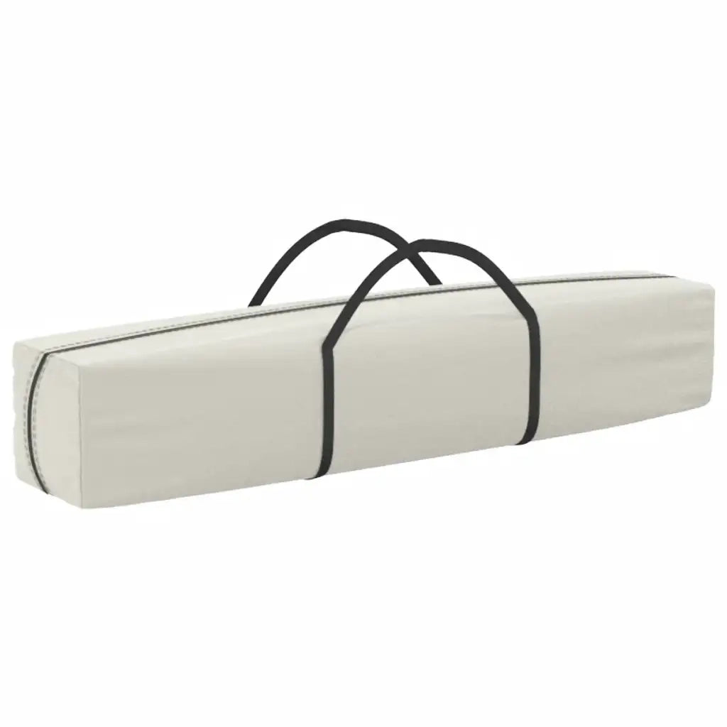 Tenda per Feste Pieghevole con Pareti Laterali Crema 2x2 m 93501