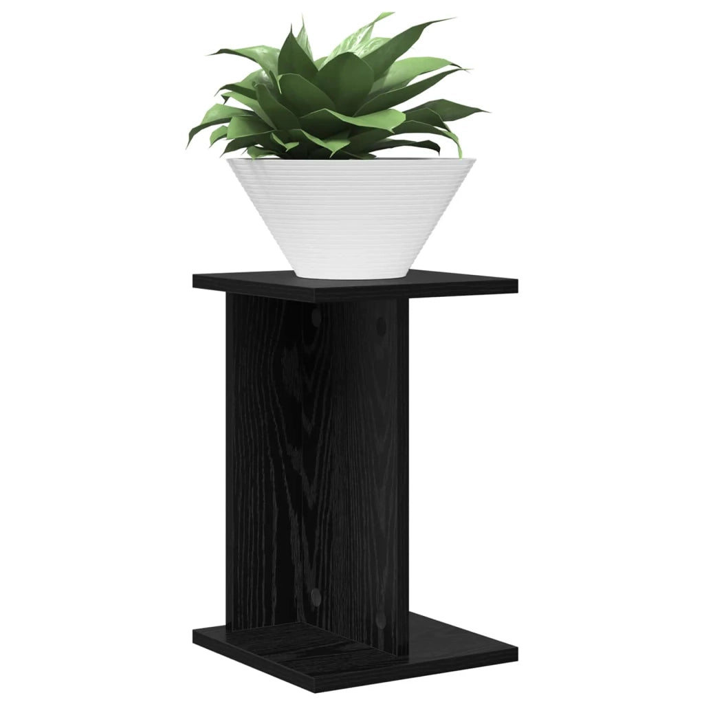 Supporto per piante Rovere Nero 25 x 25,5 x 40,5 cm 899676