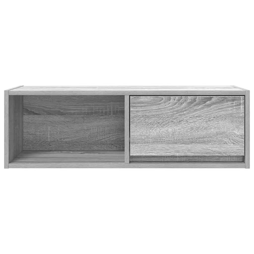 Mobili TV 2pz Grigio Sonoma 80x31x25,5 cm Legno Multistrato 861465