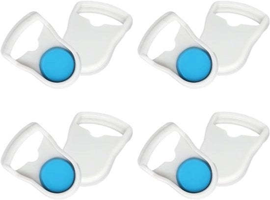 Clips di copertura per capote - Clips magnetiche - Connettore rapido - Accessori - Maschera di sovrappressione - F20 F30 N20 - Adatto a - 4 Paia - Nero - Facile da installare con le clips magnetiche, accessori per accessori di sovrappressione.
