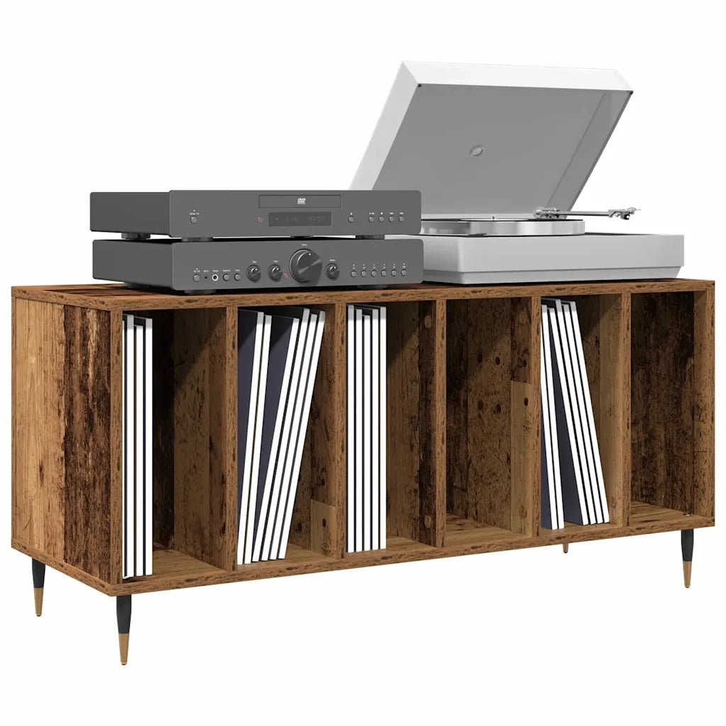 Mobile porta vinili Legno vecchio 100 x 38 x 48 cm 862899