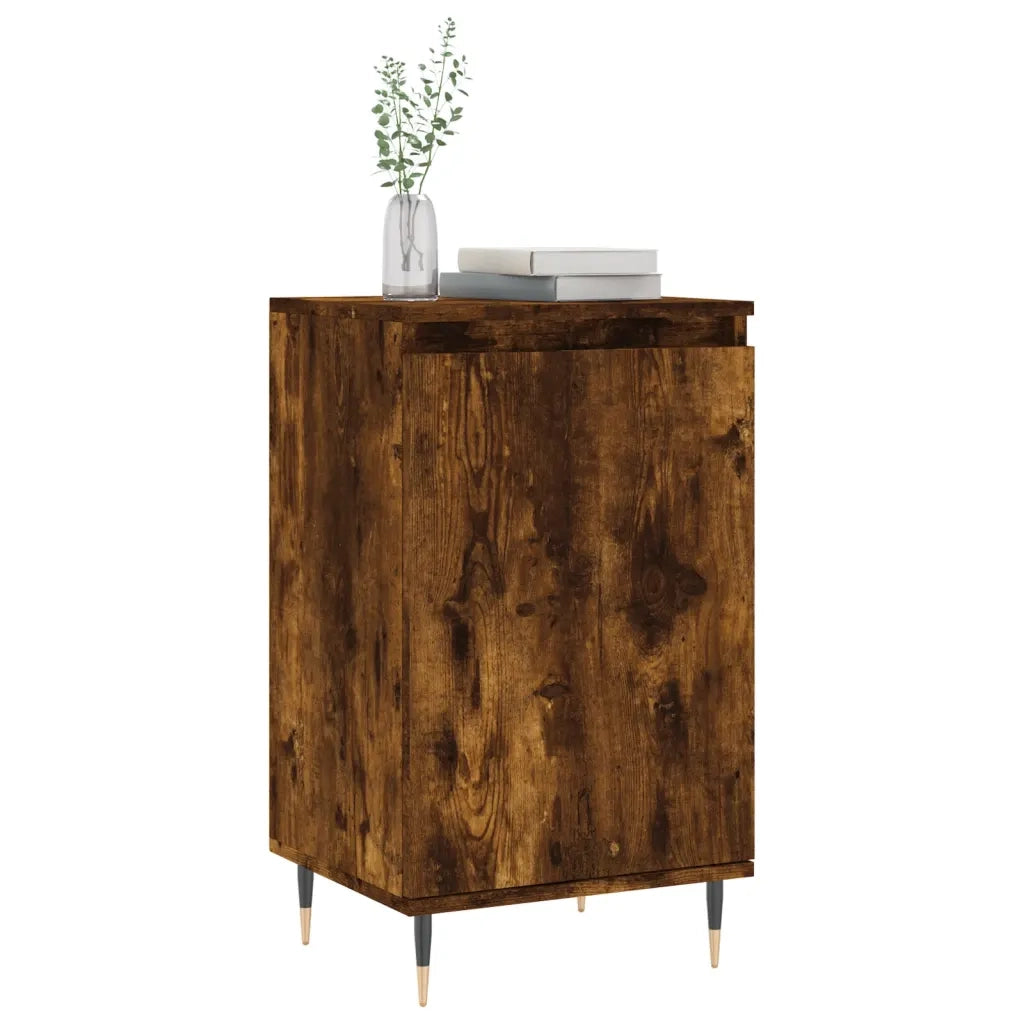 Credenza Rovere Fumo 40x35x70 cm in Legno Multistrato 831046