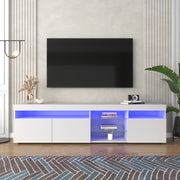 Mobile TV con LED ¨C MINIMAL ¨C Bianco, 180cm