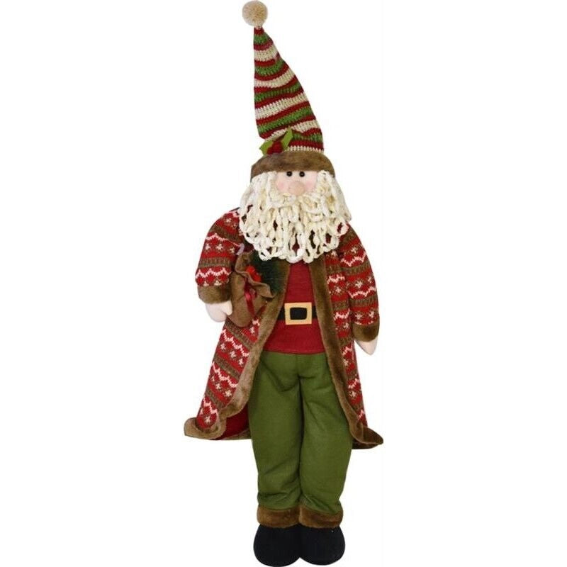 MAURY'S BABBO NATALE CON VESTITO DA ELFO ALTEZZA 90 CM