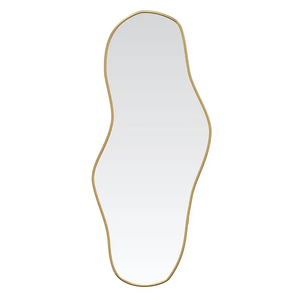 Specchio da Parete Dorato 60x25 cm 348259