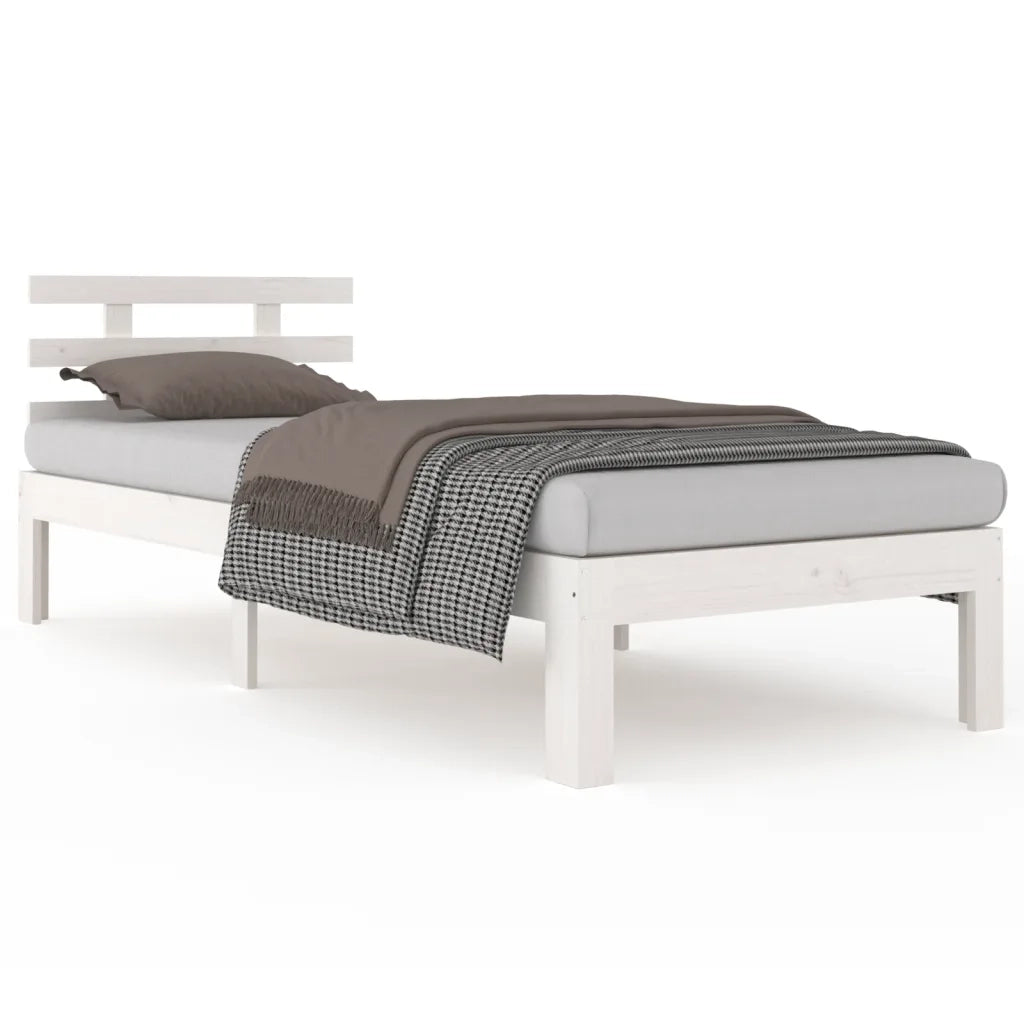 Giroletto Bianco in Legno Massello 90x200 cm 814740