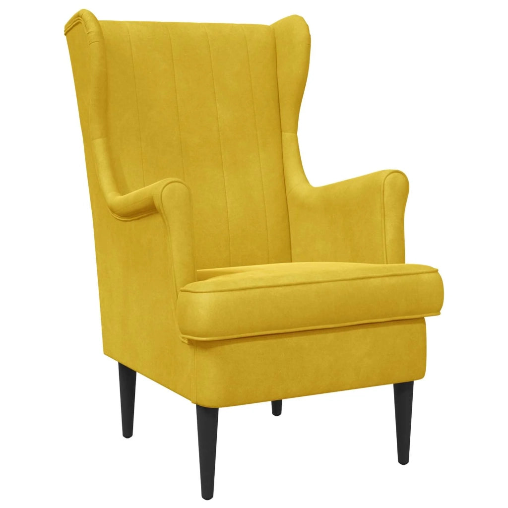 Poltrona Giallo Velluto 42029943