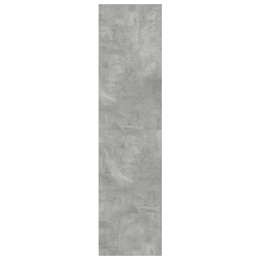 Armadio Grigio Cemento 100x50x200 cm in Legno Multistrato CFW4529035