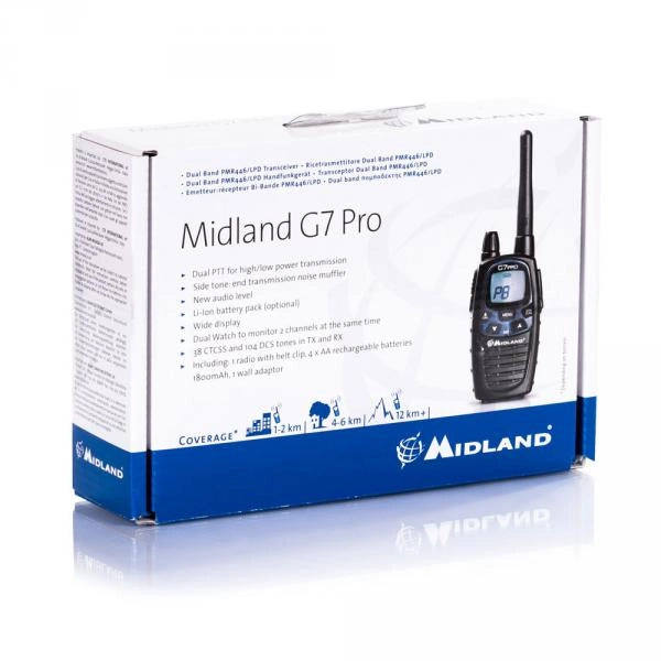 Ricetrasmettitore PMR446 G7 PRO