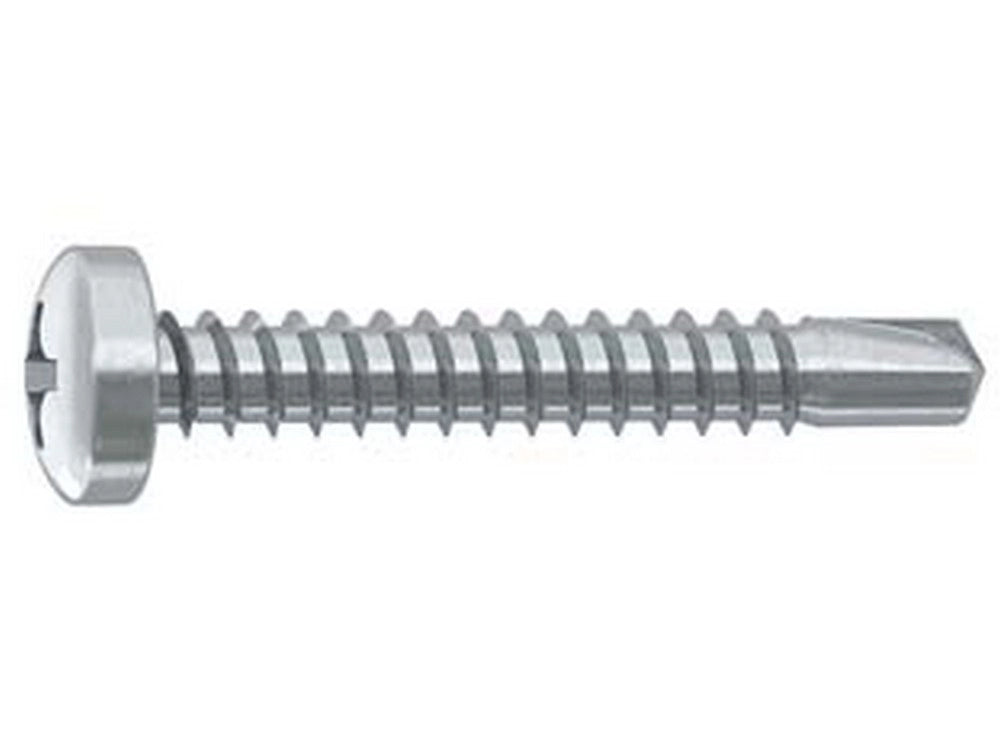 1000pz vite autoperforante tc cava ph in acciaio zincato bianco - ø mm.3,5x19 cod:ferx.fer439756