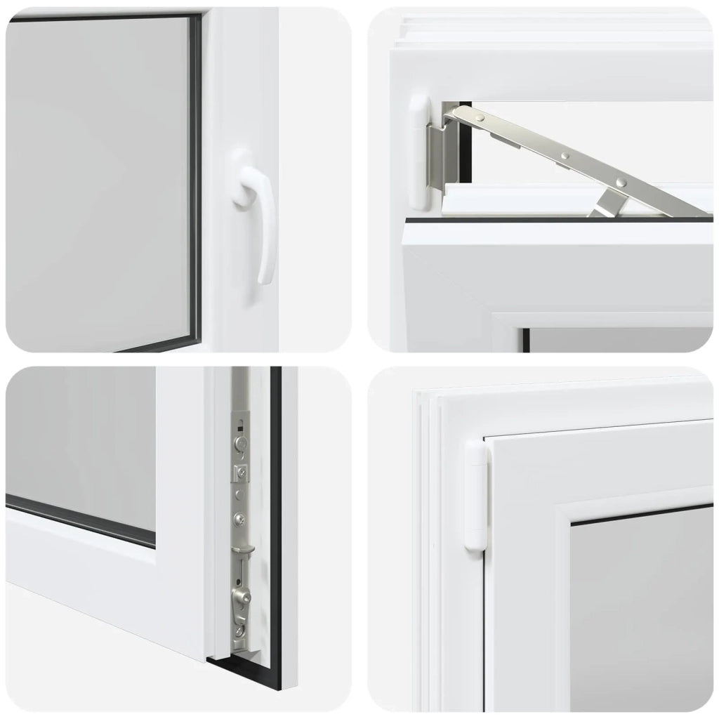 Finestra per Soffitta RISOR Bianco 90 x 60 cm PVC e Vetro 42047205
