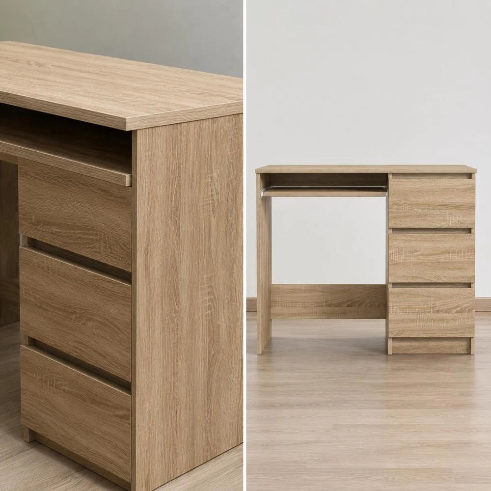 Desk Sonoma Oak 90x45x76 Cm Wood-based Material