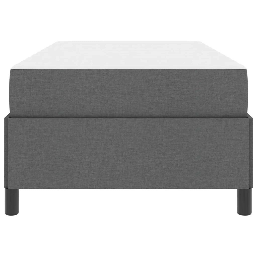 Letto a molle Grigio scuro 100 x 200 cm Tessuto 3398837