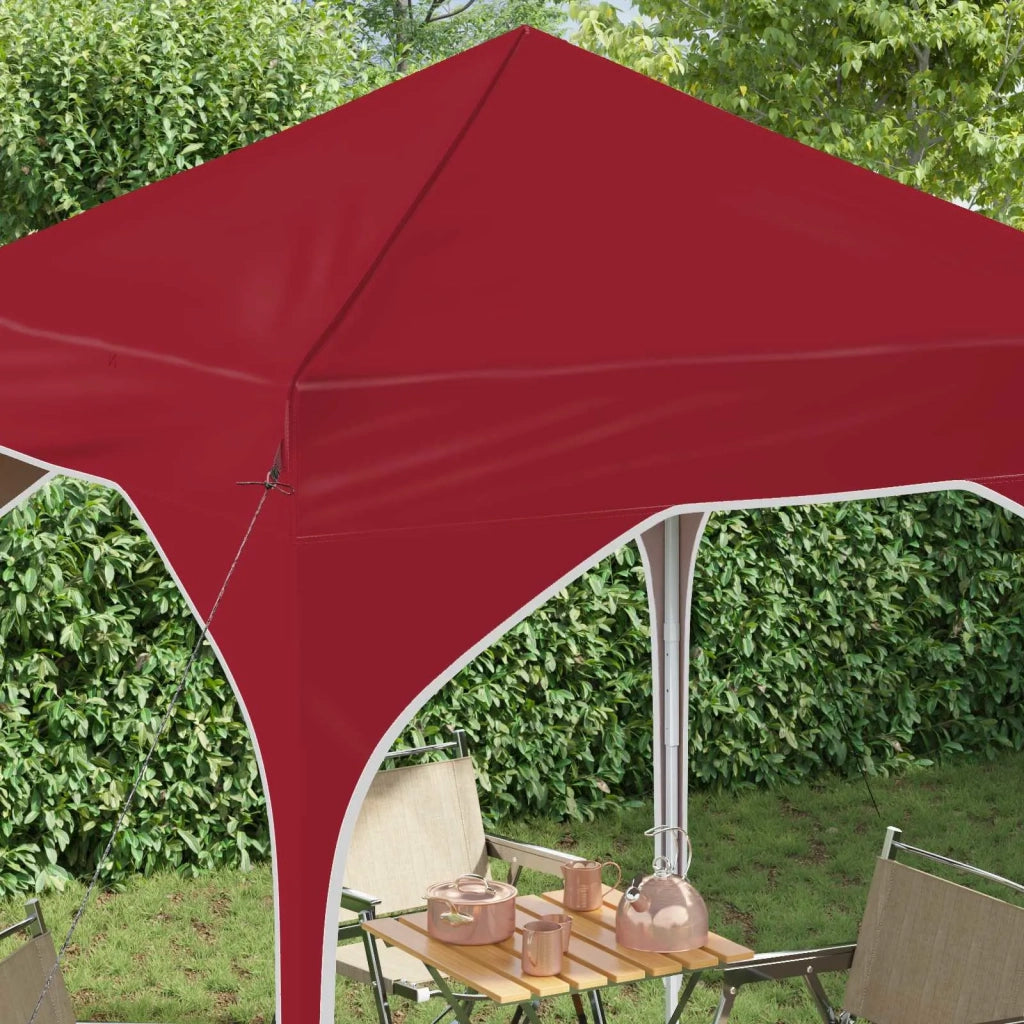 Tenda per feste a pop-up-Gazebo 194 x 194 x 245 cm Borgogna