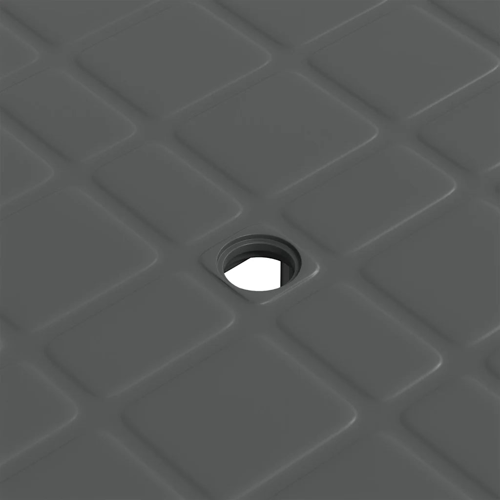 Tavolo da Giardino | Tavolino da esterno Antracite 80x75x72 cm in Plastica
