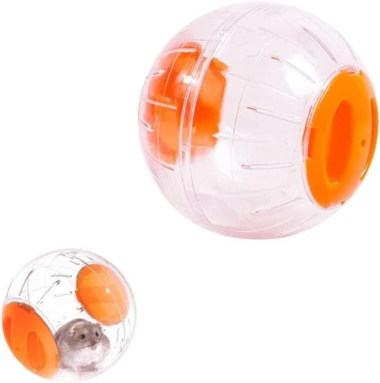 Boule Hamster 2 pezzi pallina in plastica trasparente - gioco divertente con anelli per hamster
