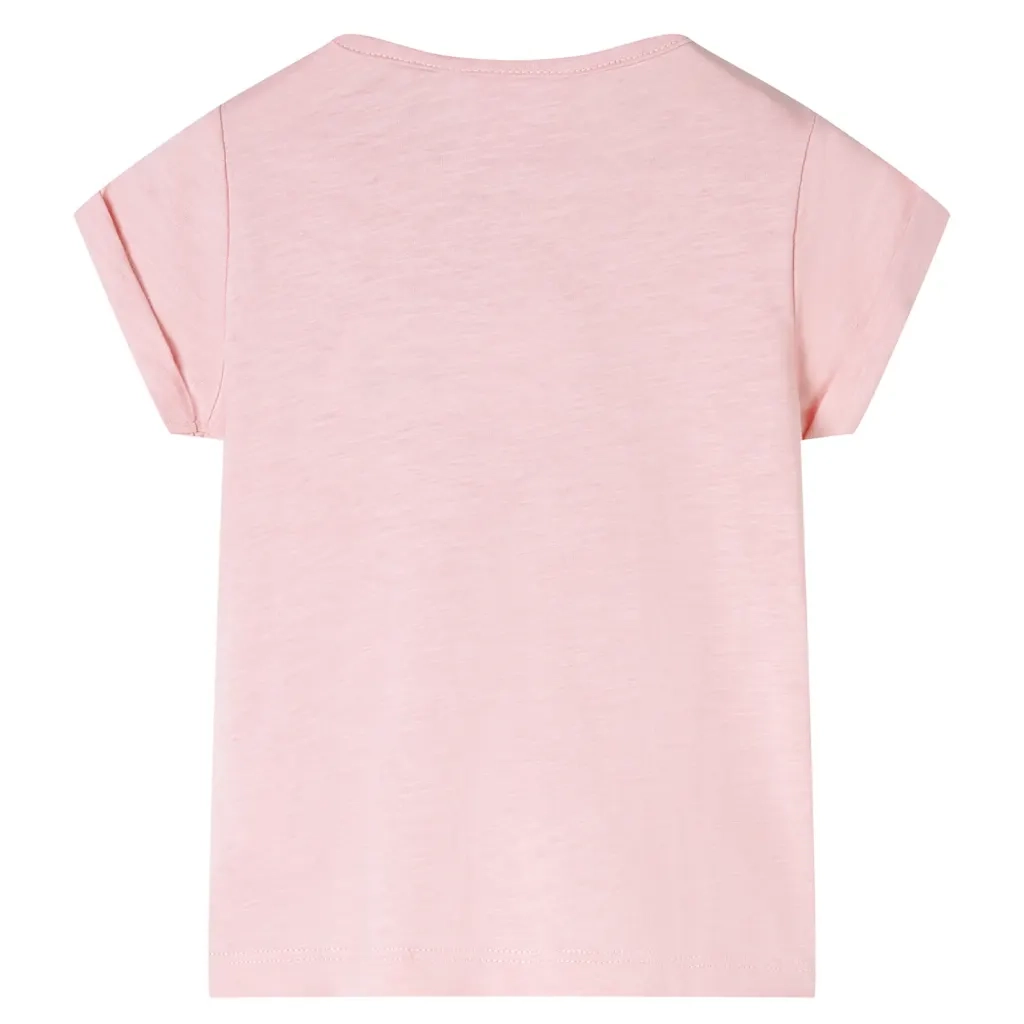 Maglietta da Bambina Rosa Chiaro 116