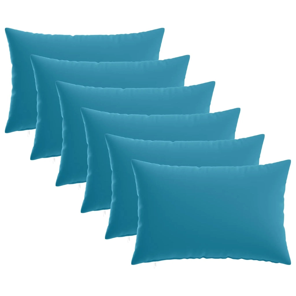 Cuscino con cuscino HEERLEN 6 pz Azzurro Poliestere 925112