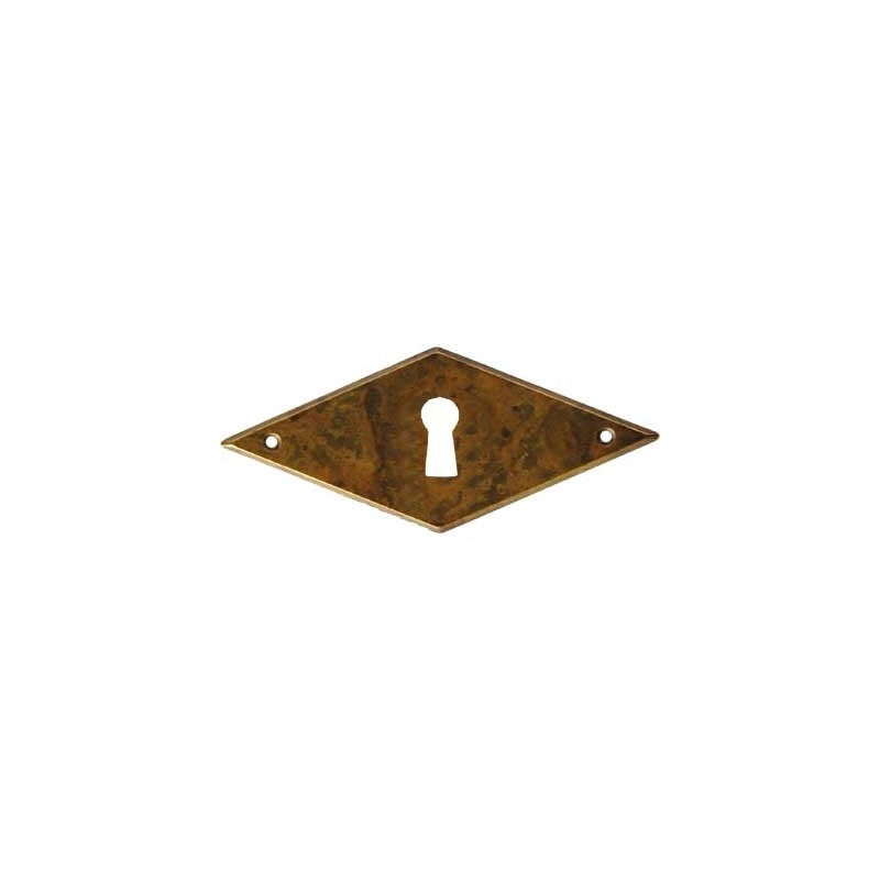 BOCCHETTA PER MOBILI '8046' ORIZZONTALE 55x28 mm - Patinato antico - GIUSTI