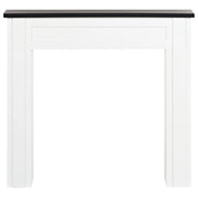 Camino finto circondato in MDF bianco Decorazione per Soggiorno stile tradizionale