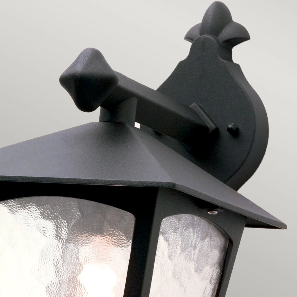 Applique esterna York 1 luce E27 nero Elstead BL2-BLACK
