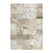 Tappeto Viper 333 Beige in Pelle e Poliestere