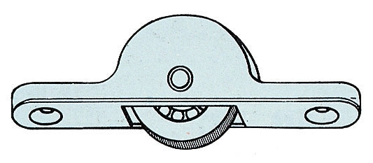 OMGE  105 CARRELLO C/RUOTA CEMENTATO D 18 MM*- OMGE- 50,0 pz