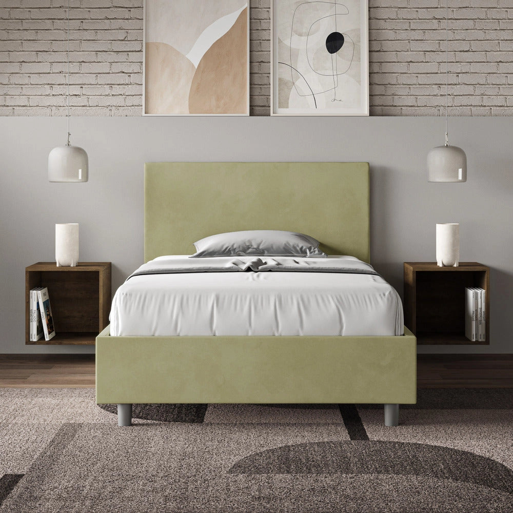 Letto Singolo 80x190 cm Senza Rete Adele Tè Verde