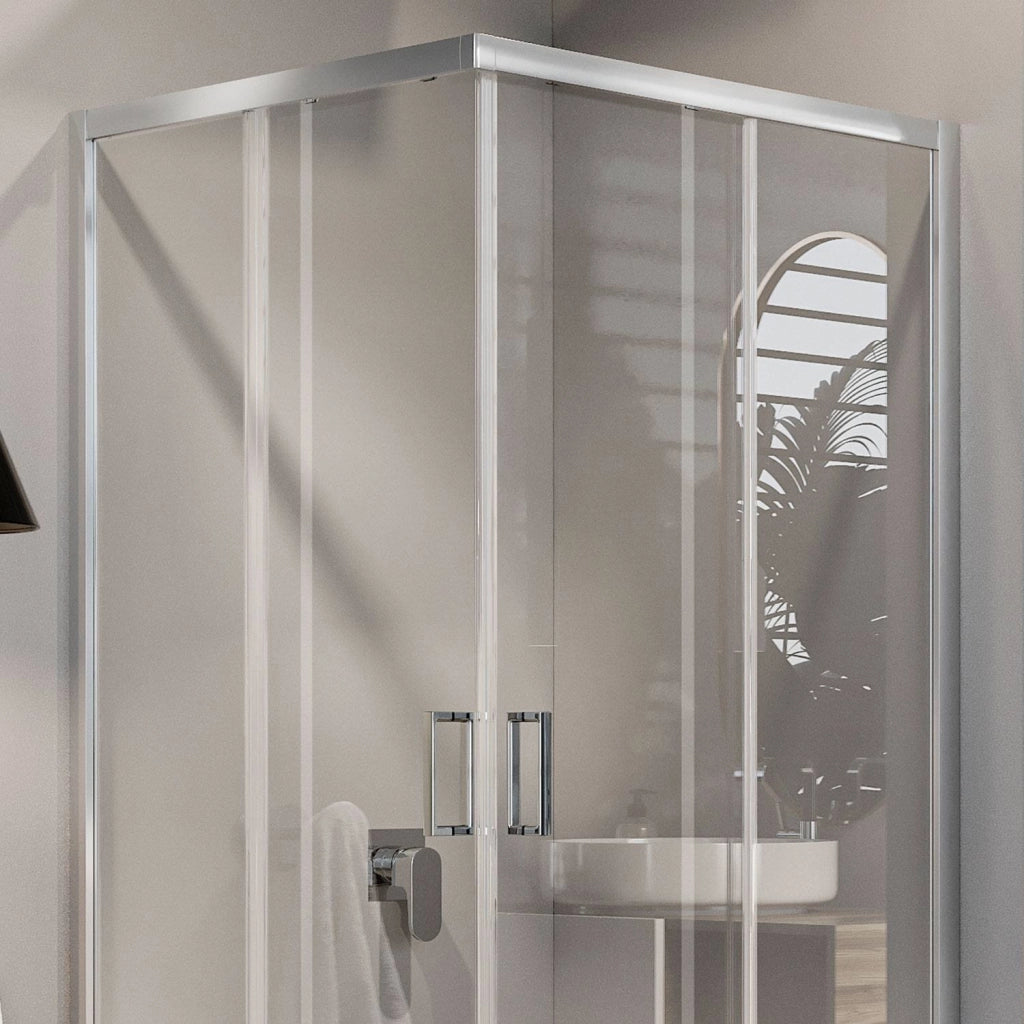 Box Doccia Rettangolare 75x90 H198 Trasparente 6mm mod. Ready