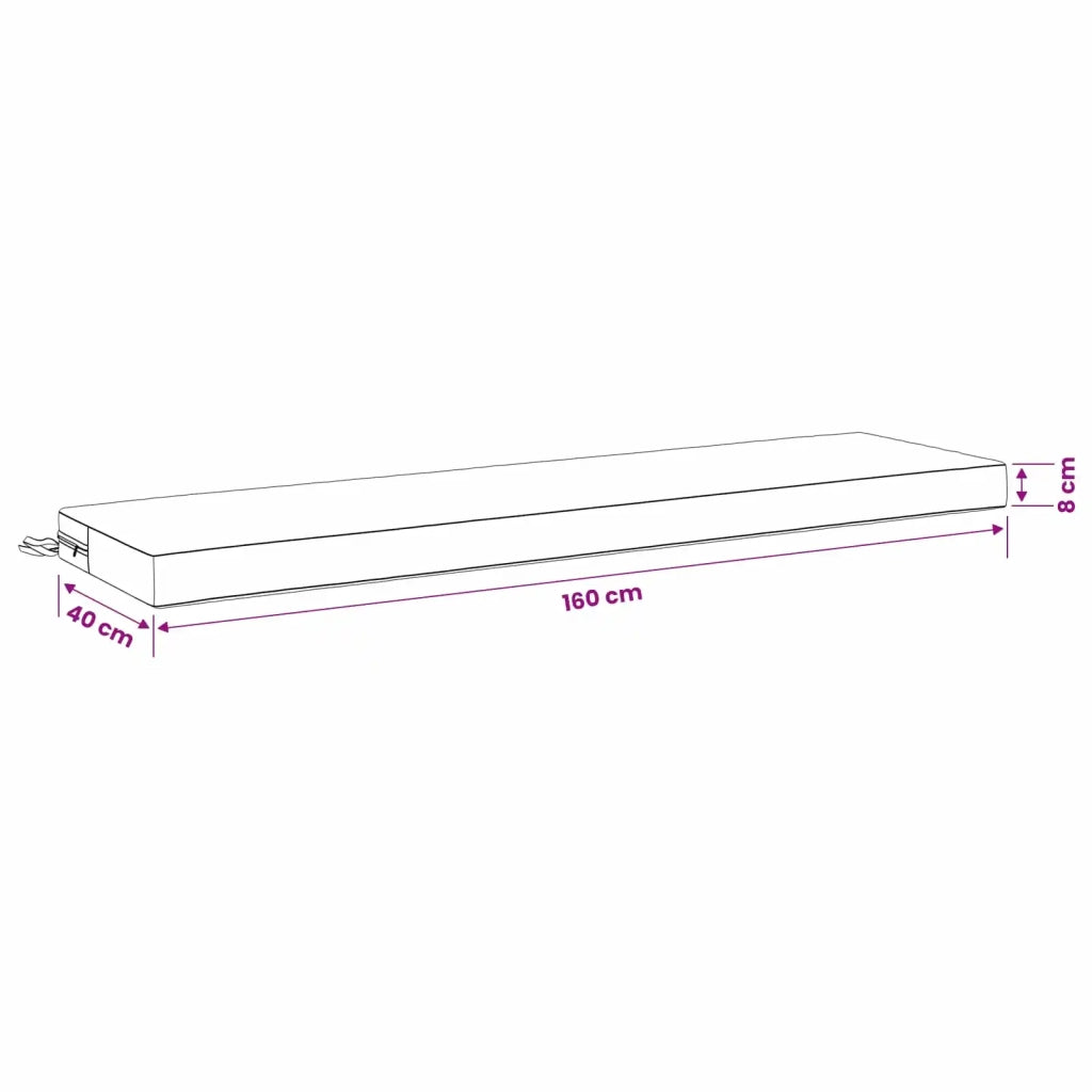 Cuscini per Panchina a 2 Pezzi SOEST 2 pz 100% Poliestere 949899