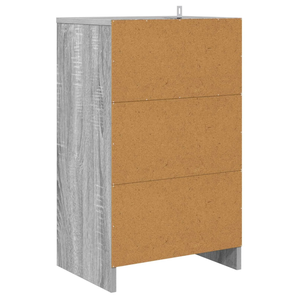 Comodino Grigio Sonoma 40 x 30 x 467 cm Legno multistrato 888919