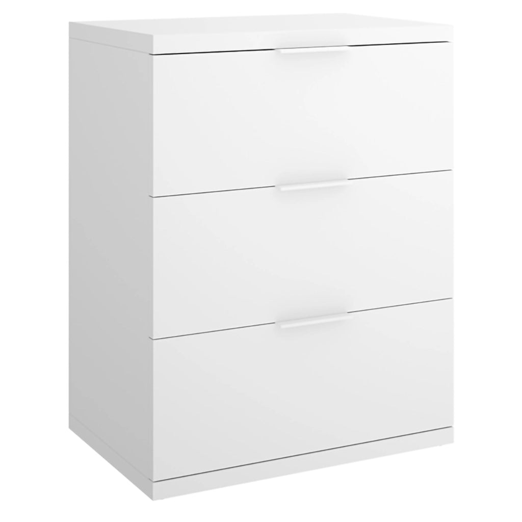 Blythe, Comodino un Ripiano, 34x42x57h cm Bianco