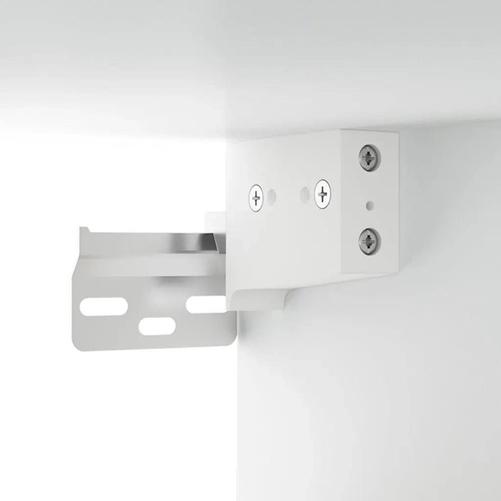 Mobili Parete 2pz Bianco 100x36,5x35 cm in Legno Multistrato 3115660