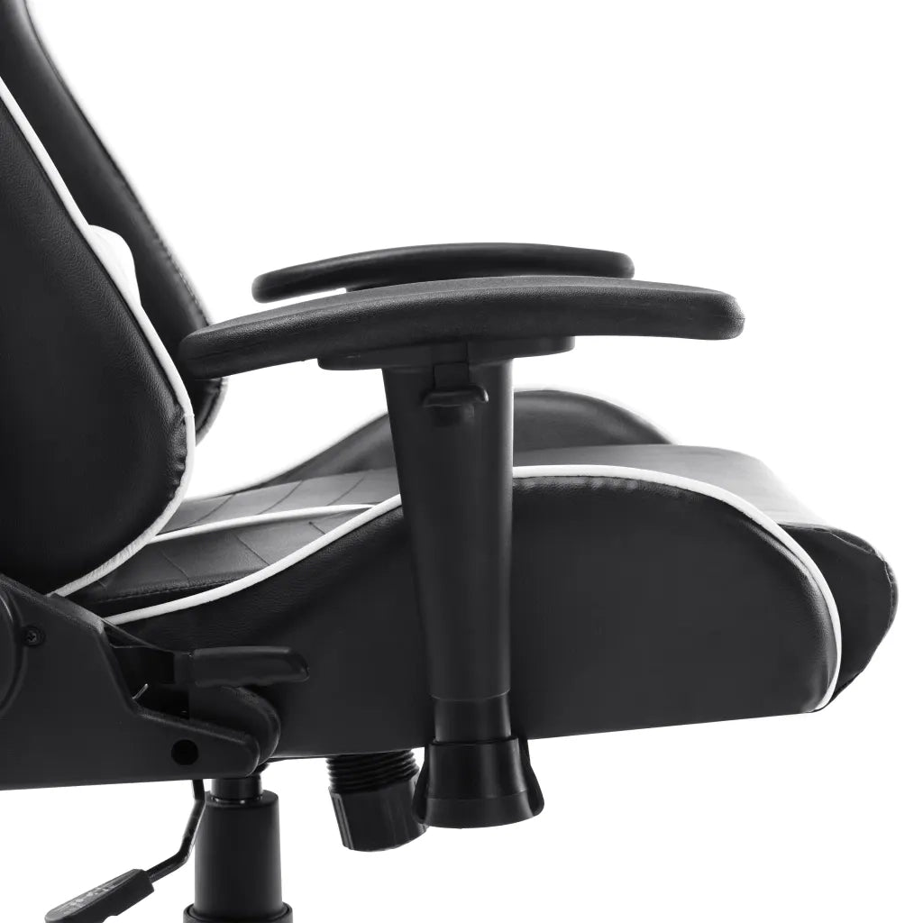 Sedia da Gaming | Sedia da e-sports Nera e Bianca in Similpelle