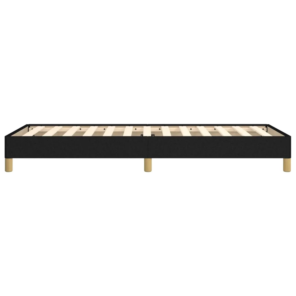 Giroletto senza Materasso-Struttura Letto Nero 80x200 cm Tessuto 162858