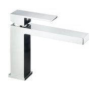 Rubinetto lavabo quadrato bocca lunga 1 leva cromato manhattan