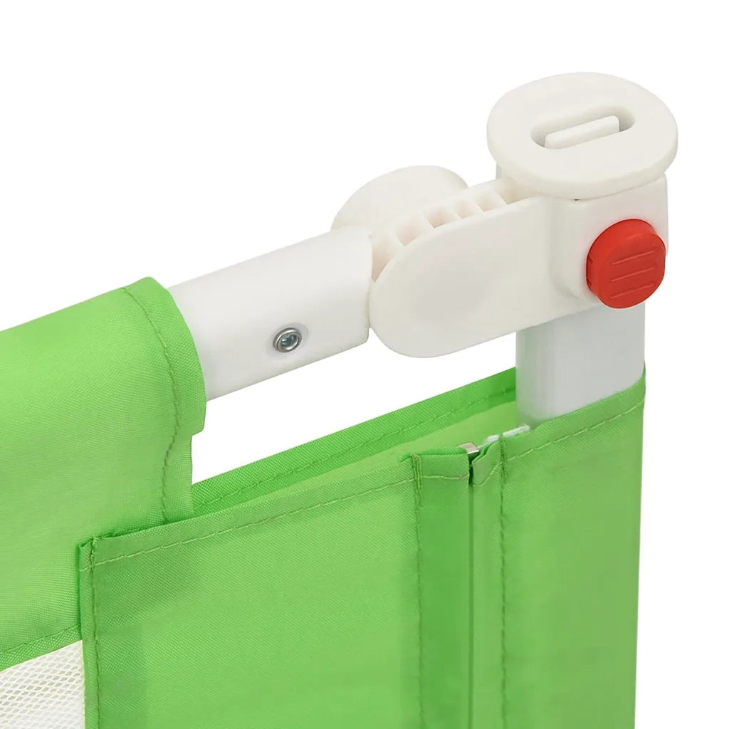 Sponda Letto di Sicurezza per Bambini Verde 140x25cm in Tessuto CFW4262837