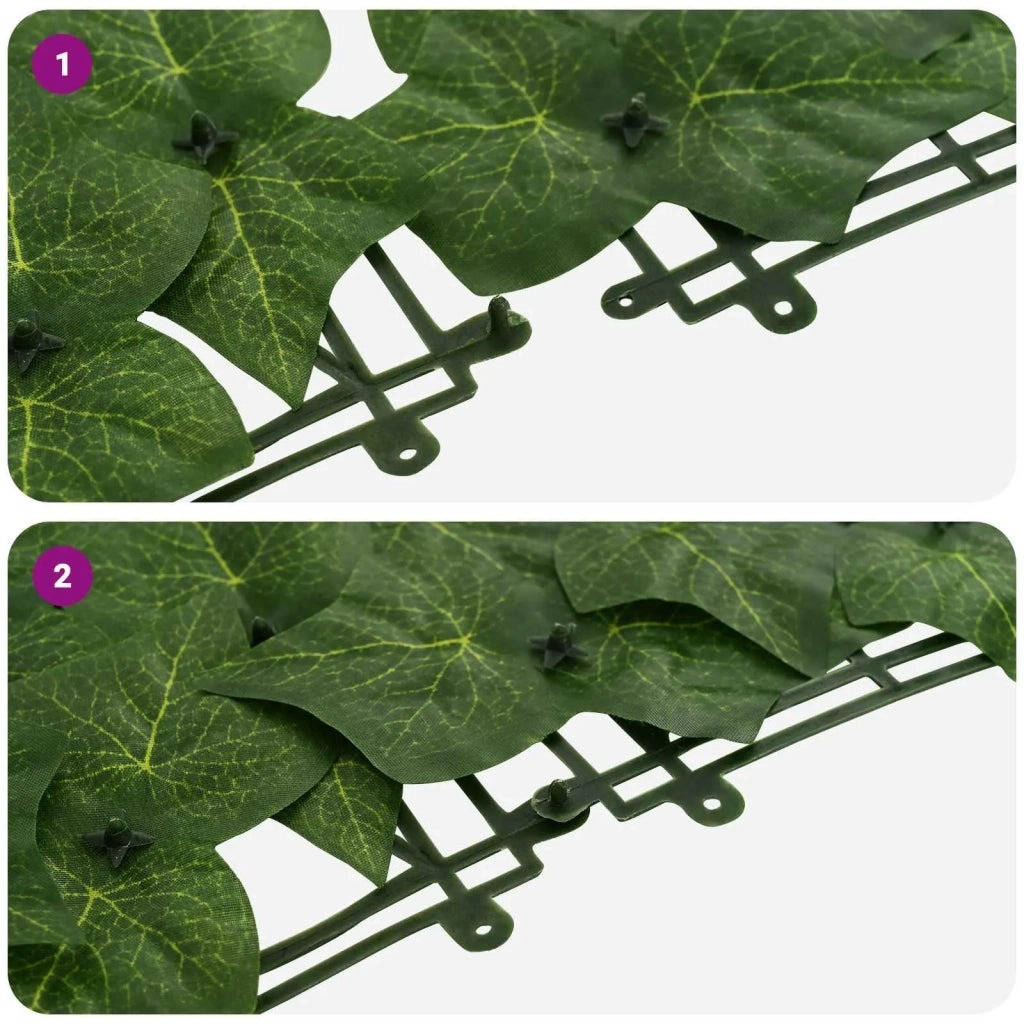 Paravento da Balcone | Schermo per balcone con foglie Verde 300 x 75 cm