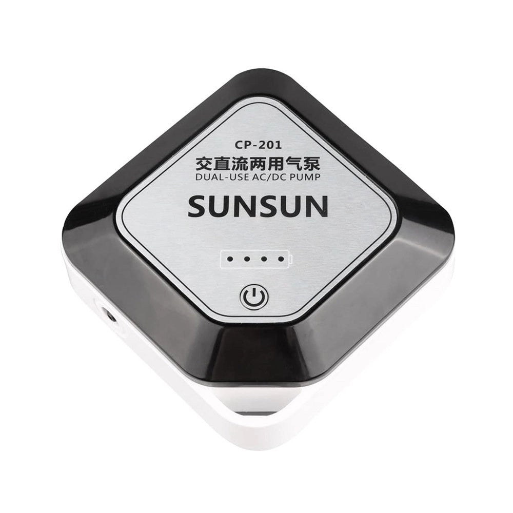 SunSun CP-201 - aeratore AC/DC con batteria integrata 5L/min