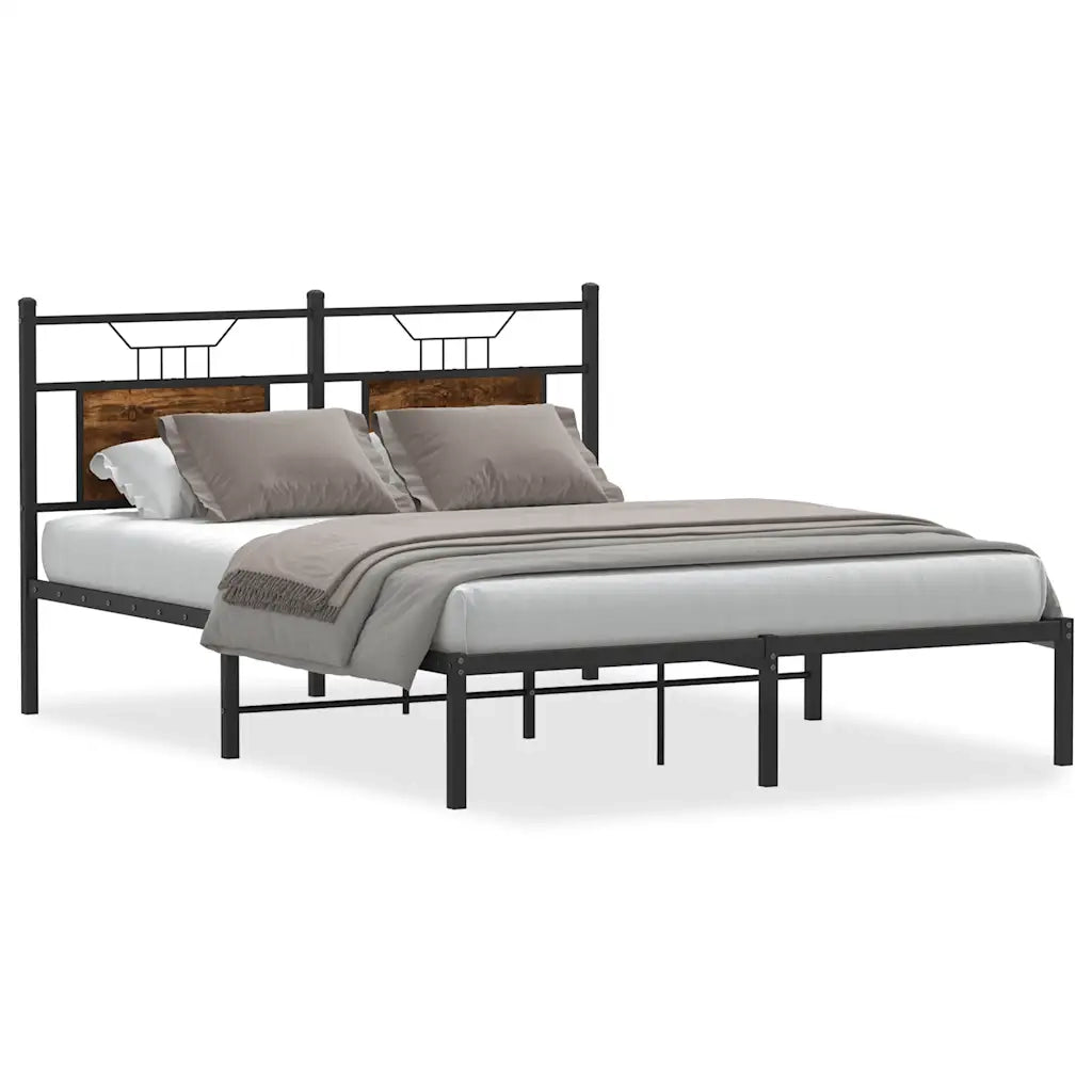 Giroletto senza Materasso Rovere Fumo 150x200 cm in Truciolato 4106745