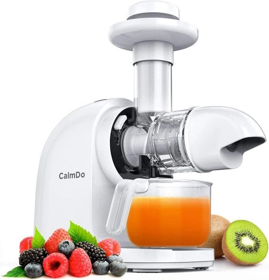 Sapifrutta professionale con centrifuga, funzione inversa, motore silenzioso a 70 giri/min, bianco, plastica