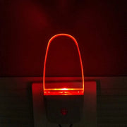 Lampada da notte con sensore intelligente - risparmio energetico - 2 pezzi - luce rossa