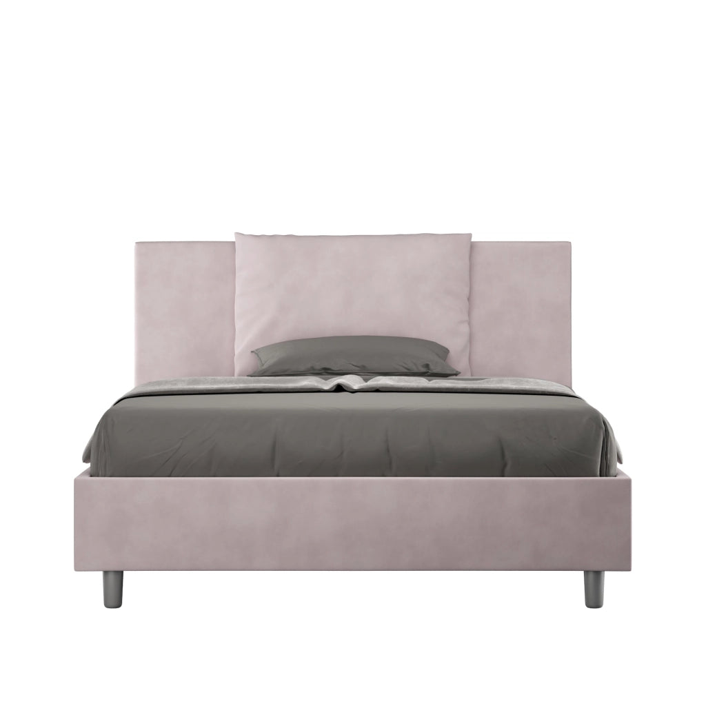 Letto Matrimoniale Large 170x190 cm con Rete e Contenitore Antea Glicine