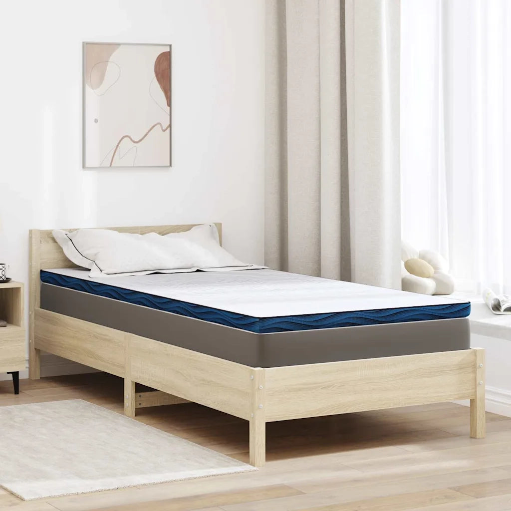 Topper per materasso Bianco 90 x 200 cm Tessuto Jacquard 4106256